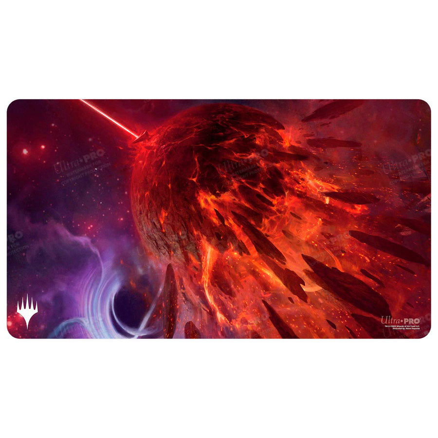 Edge of Eternities Kavaron, Memorial World Playmat Mythic Land Red for Magic: The Gathering - A Muse N Games